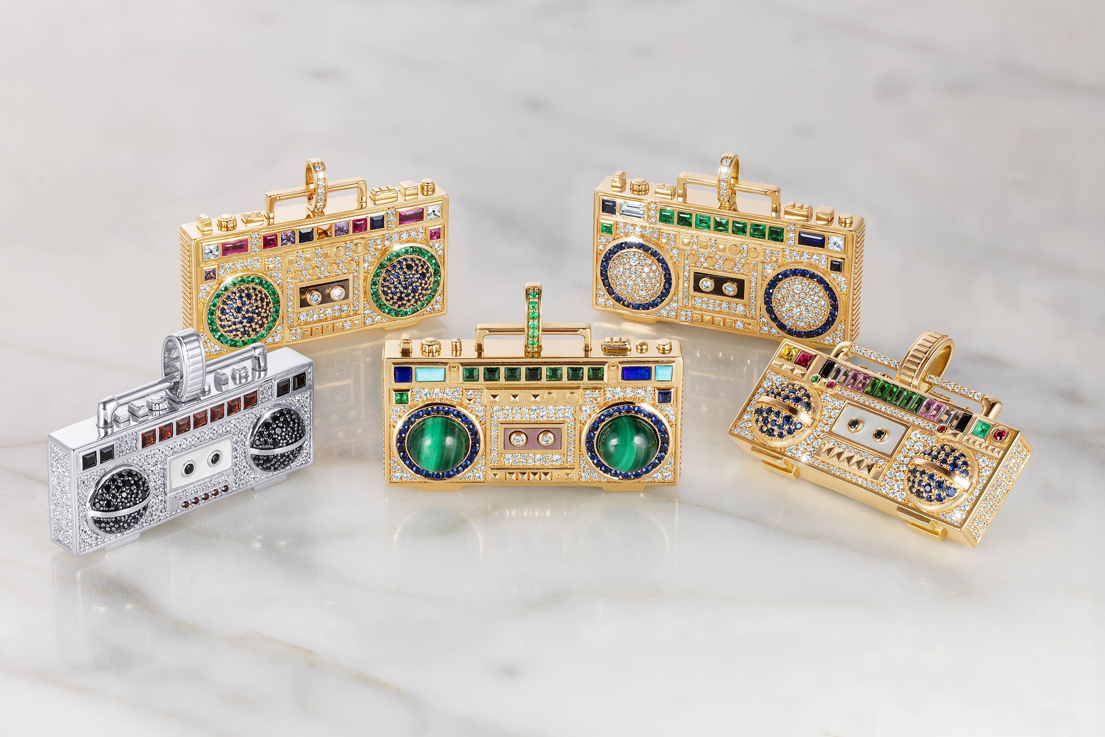 ‘Feel the Rhythm’ Boombox Pendant
