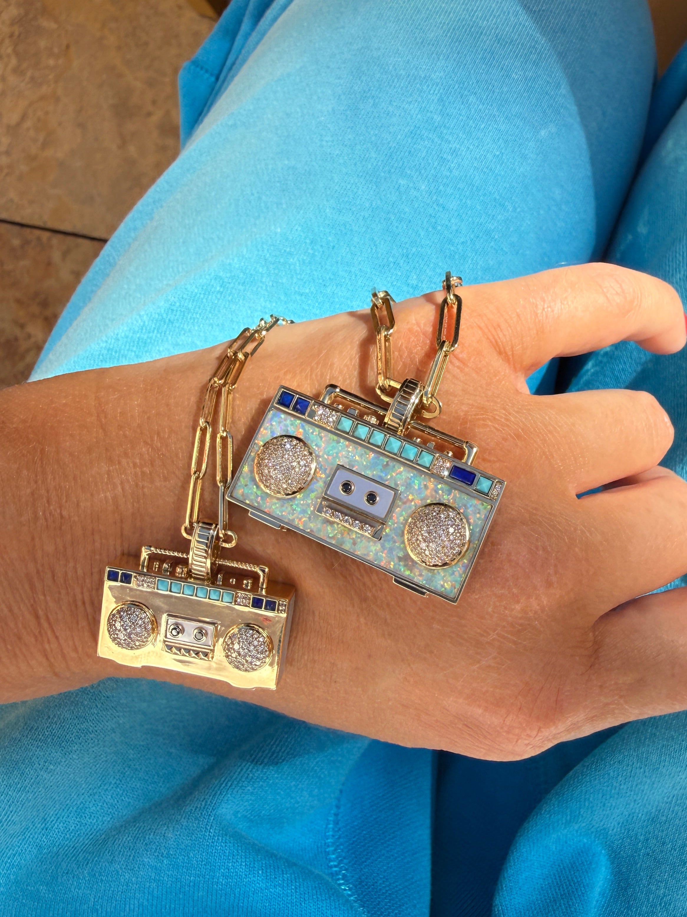‘Don’t Stop the Music’ Boombox Pendant