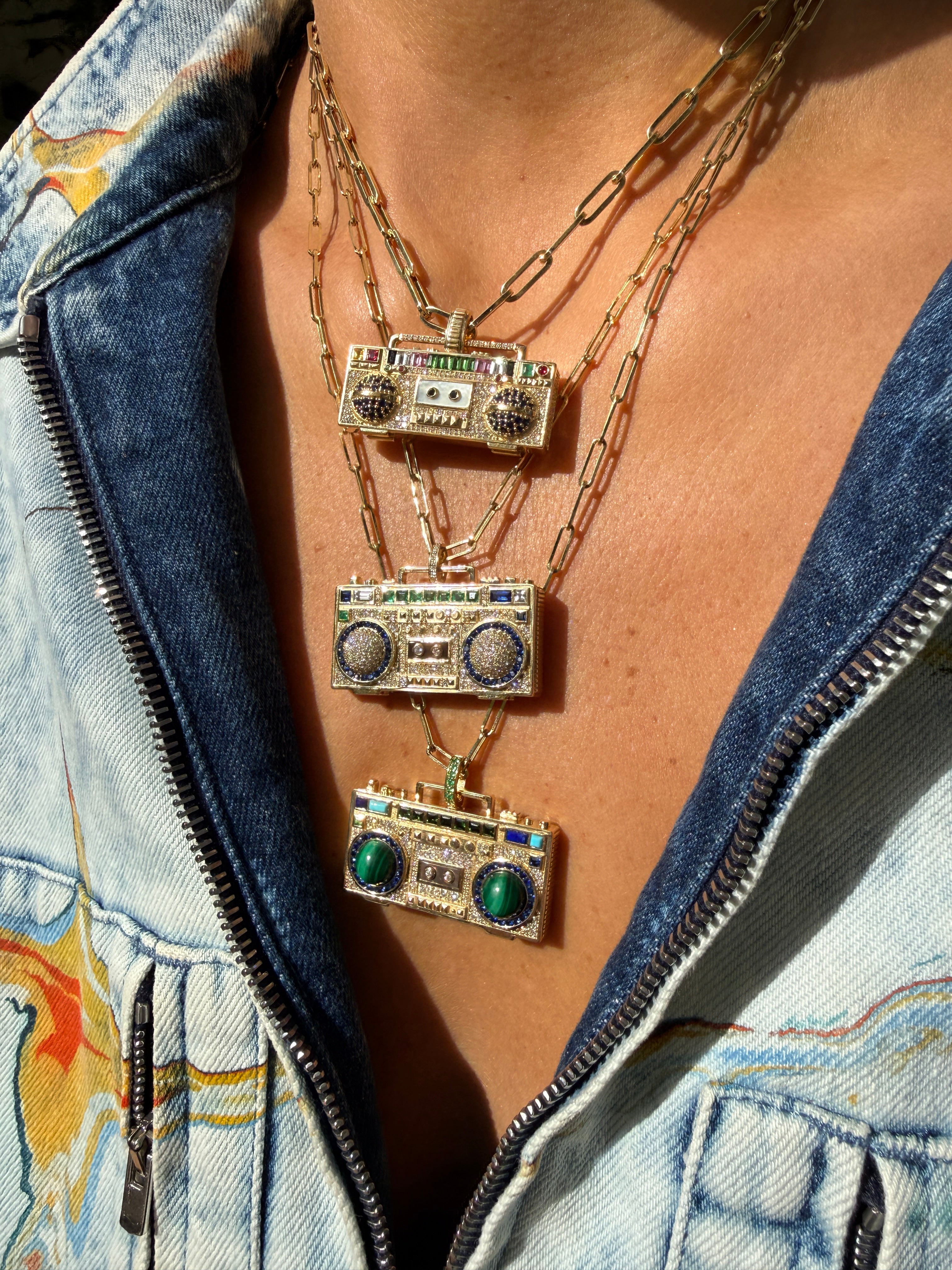 'Let’s Go Dancing' Boombox Pendant