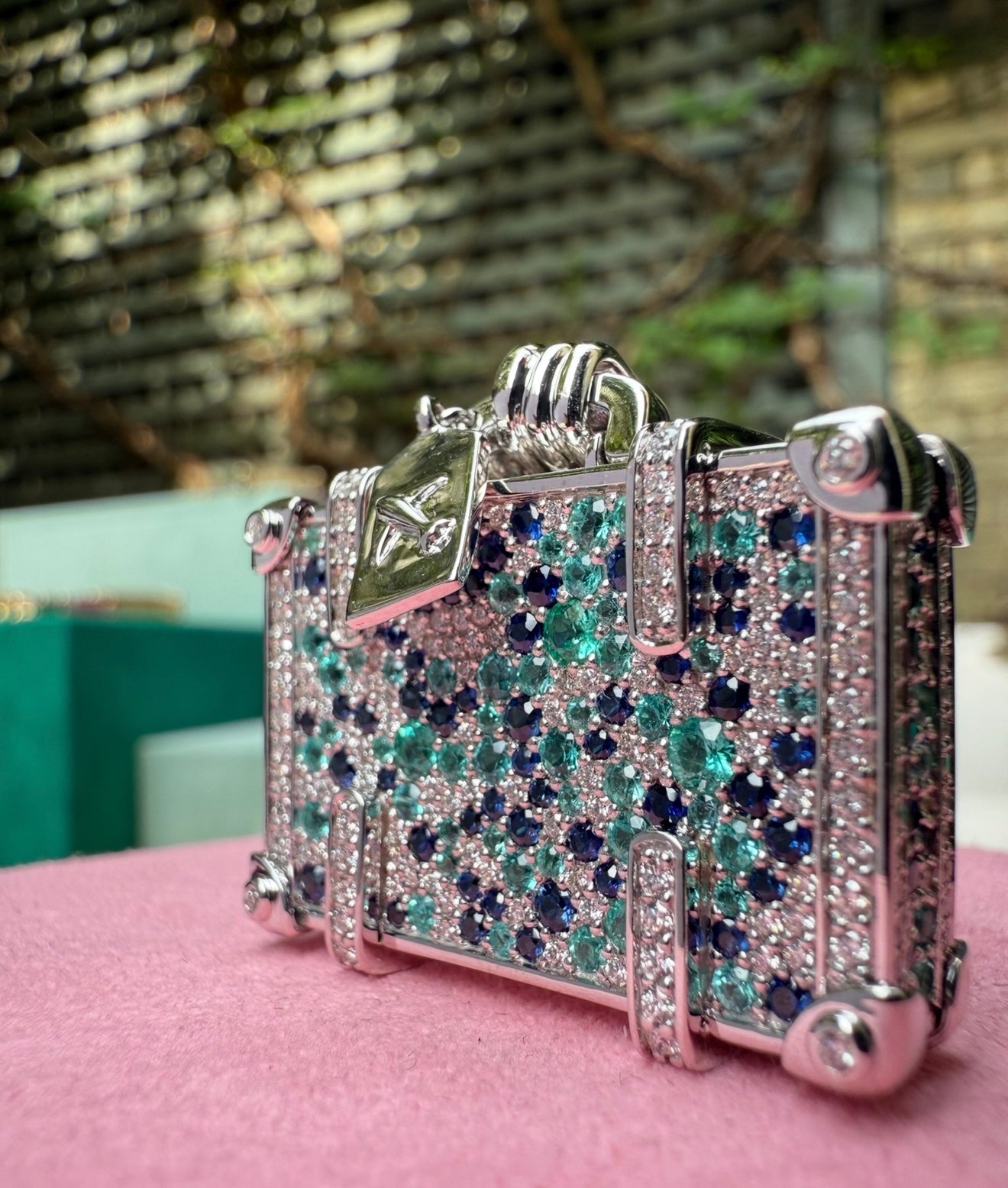 'Your Journey, Your Schedule' suitcase