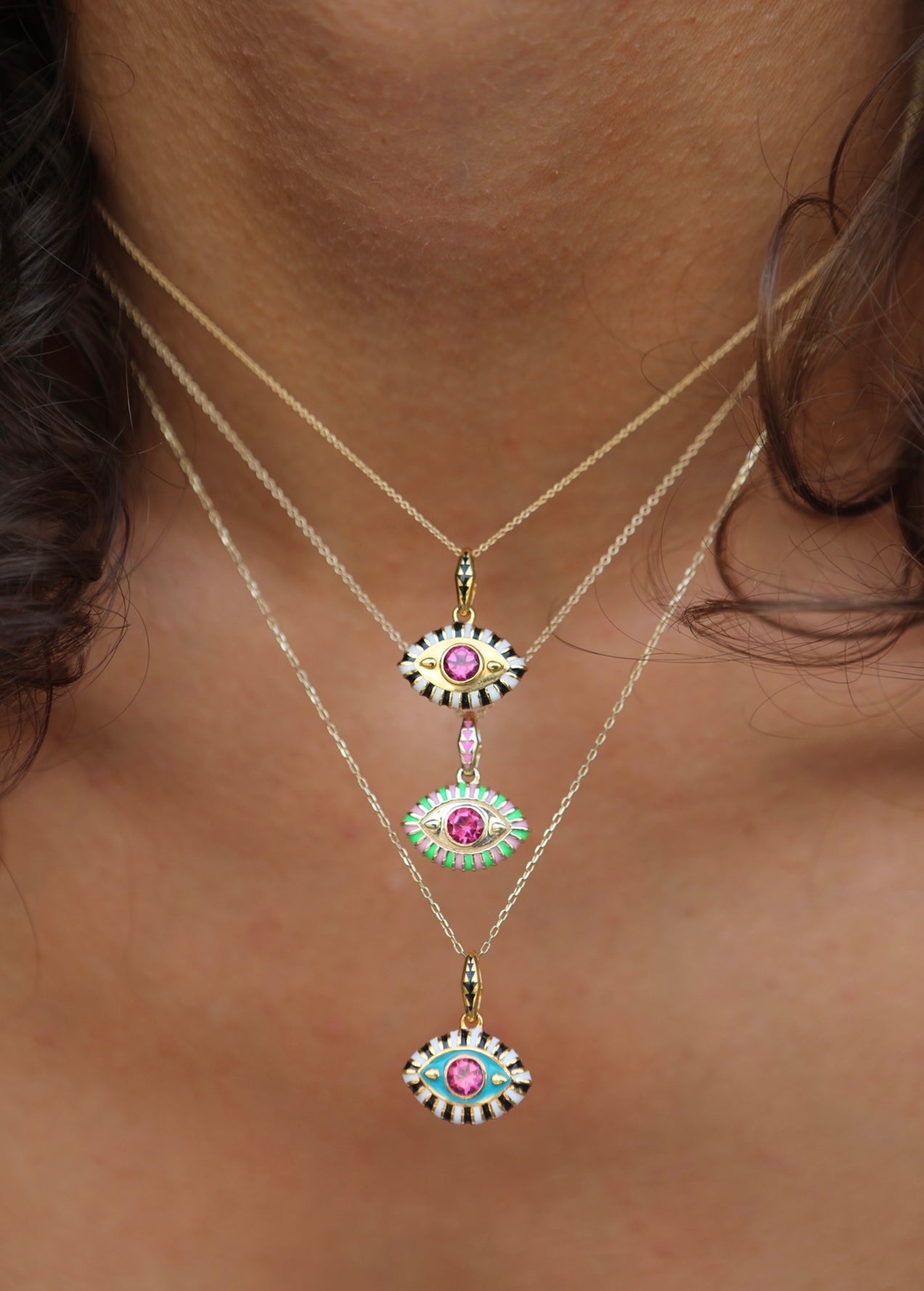 'Life in Colour' - Eye Pendant