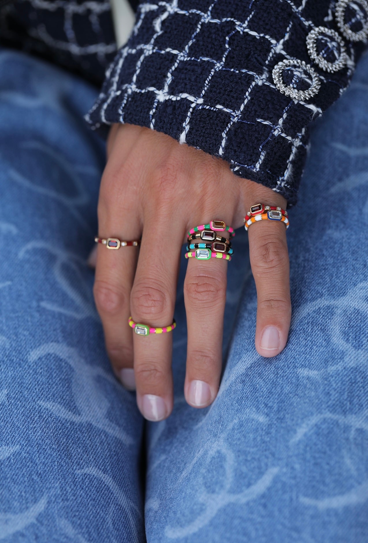 What Nots Rings Buy Enamel Rings For Women | Never Not - Fine Jewellery – NeverNoT