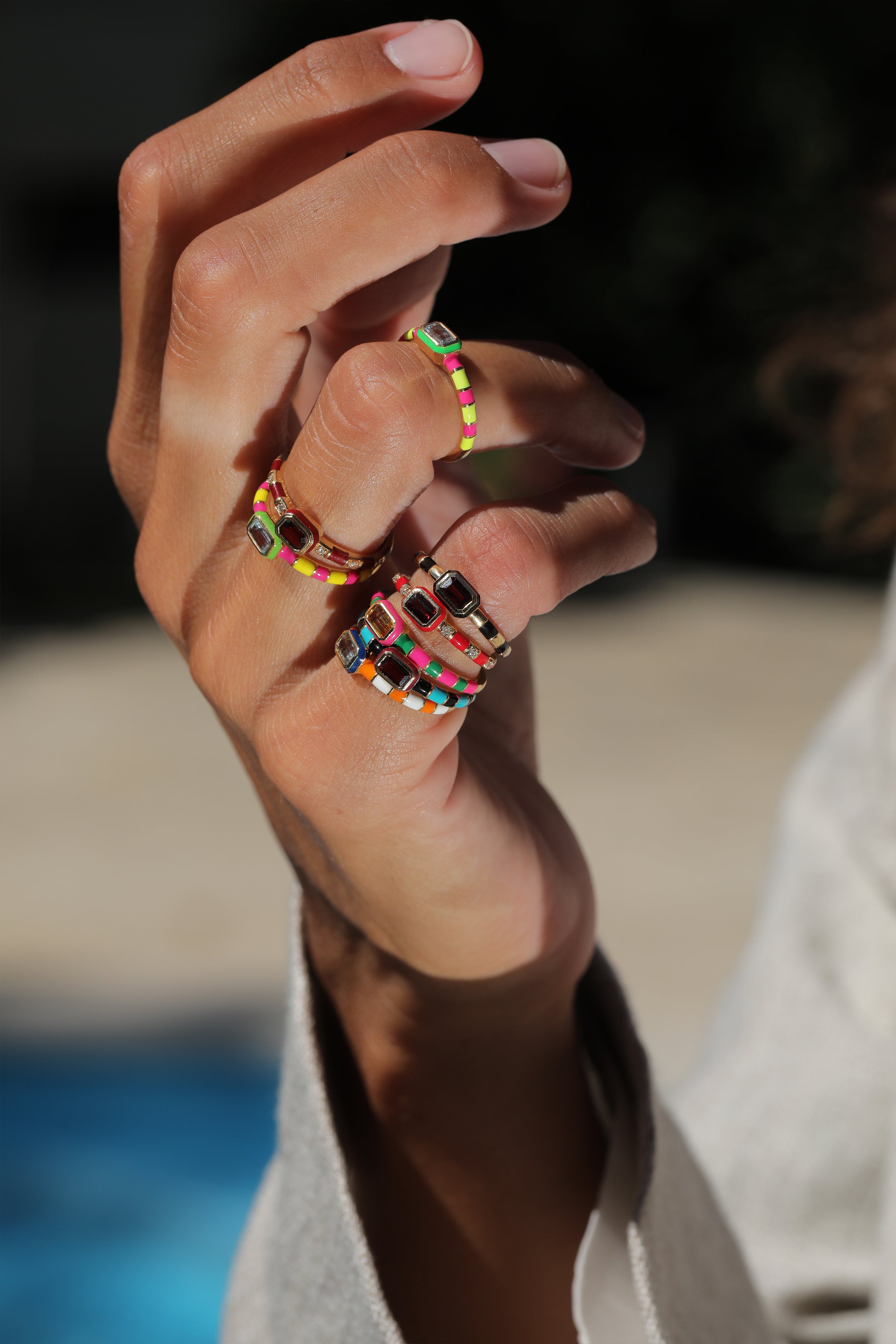 What Nots Rings Buy Enamel Rings For Women | Never Not - Fine Jewellery – NeverNoT