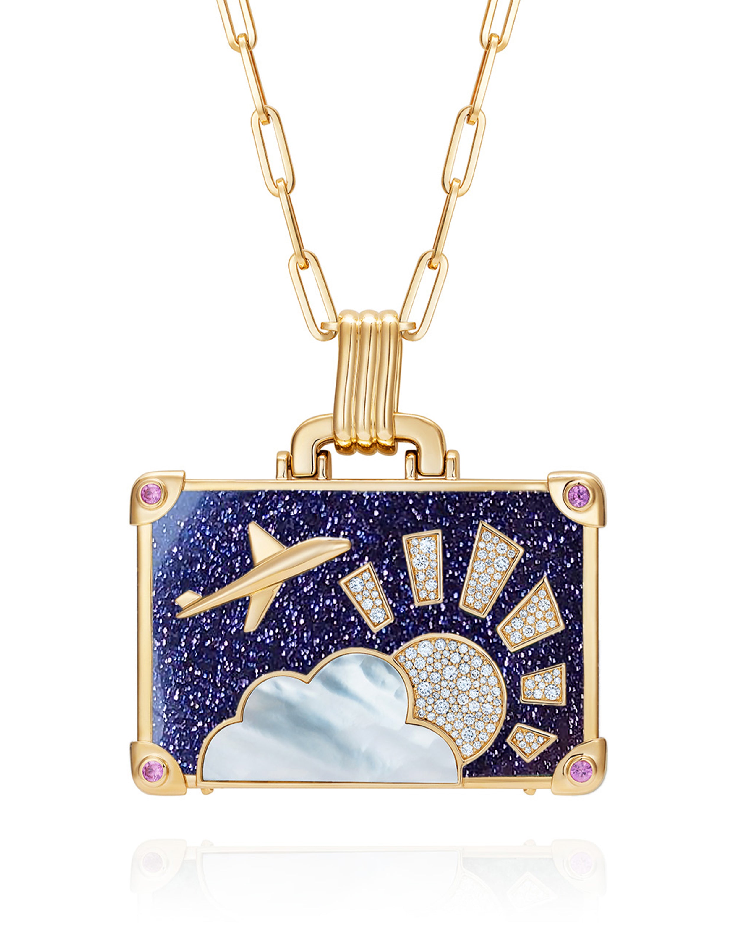 ‘GAME CHANGER’ XL SUITCASE NECKLACE