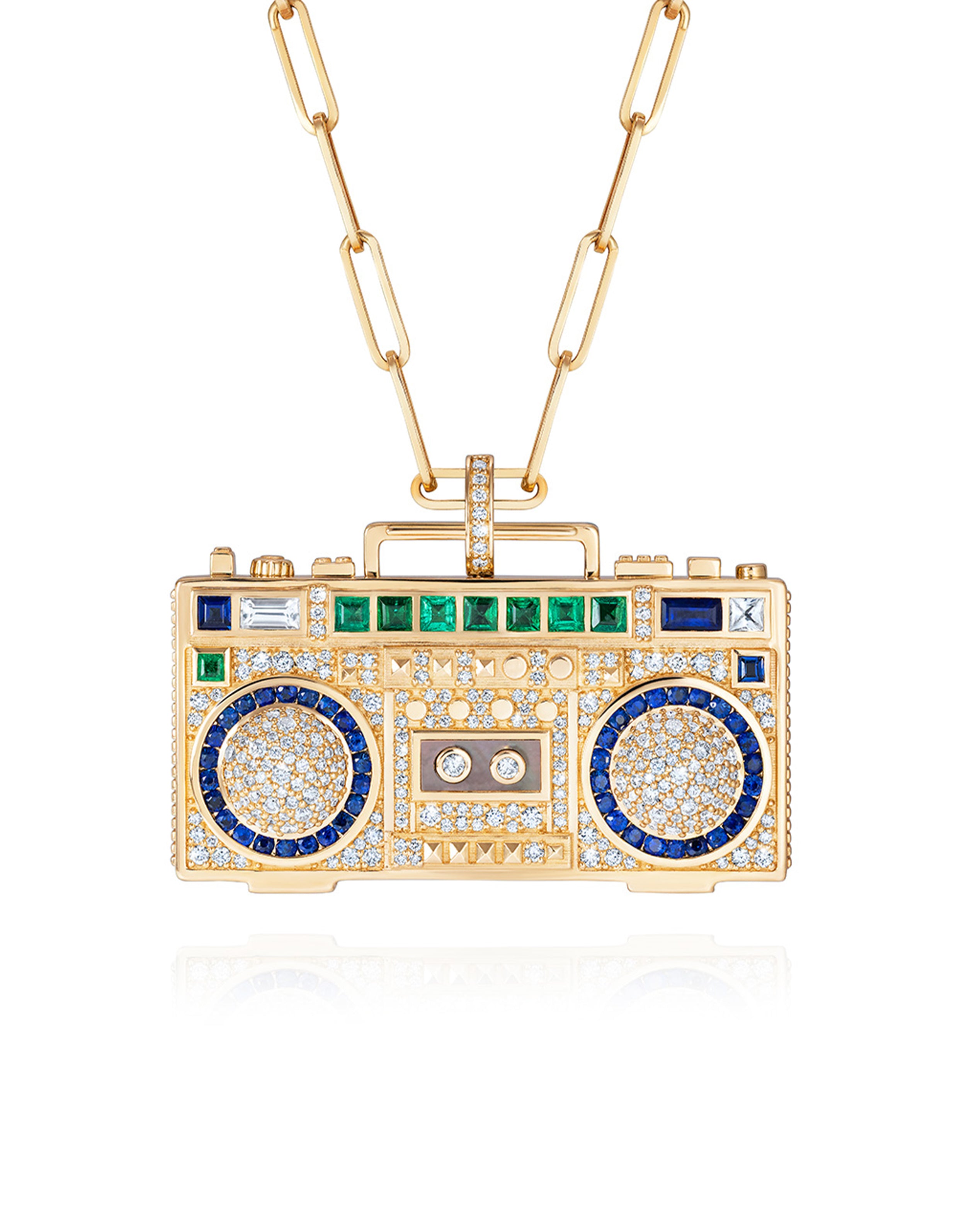 'Put the Record On' Boombox Pendant