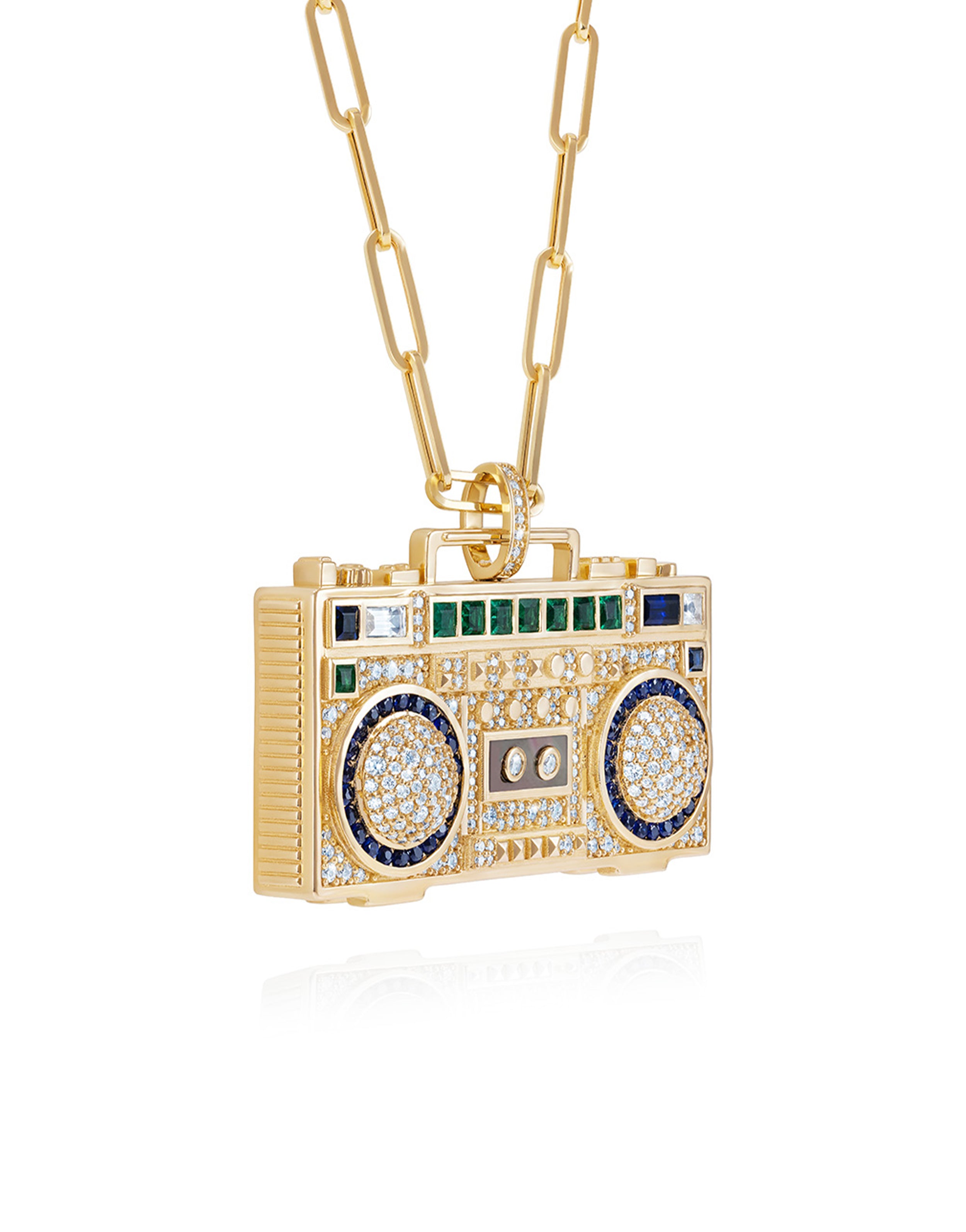 'Put the Record On' Boombox Pendant
