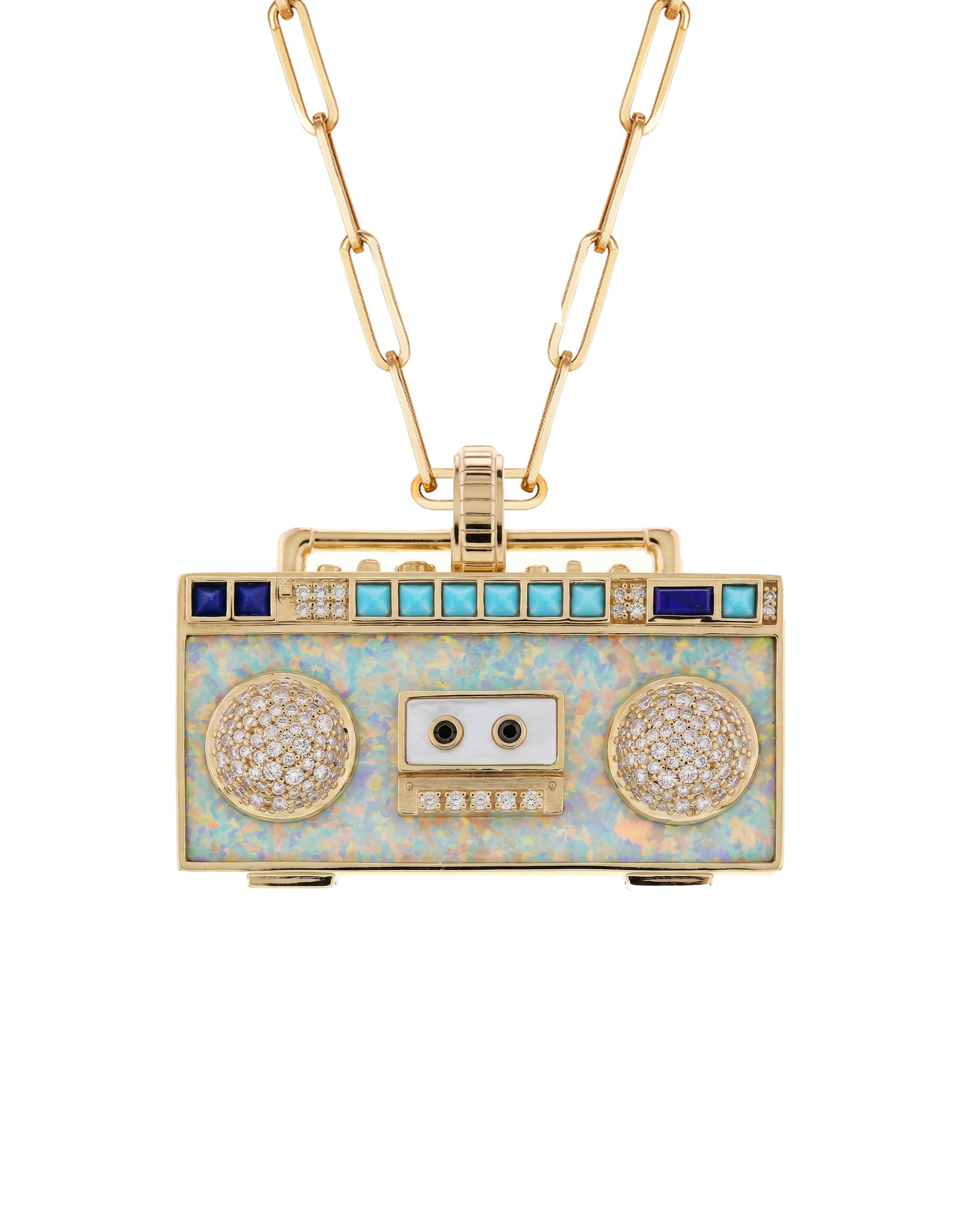 ‘Don’t Stop the Music’ Boombox Pendant