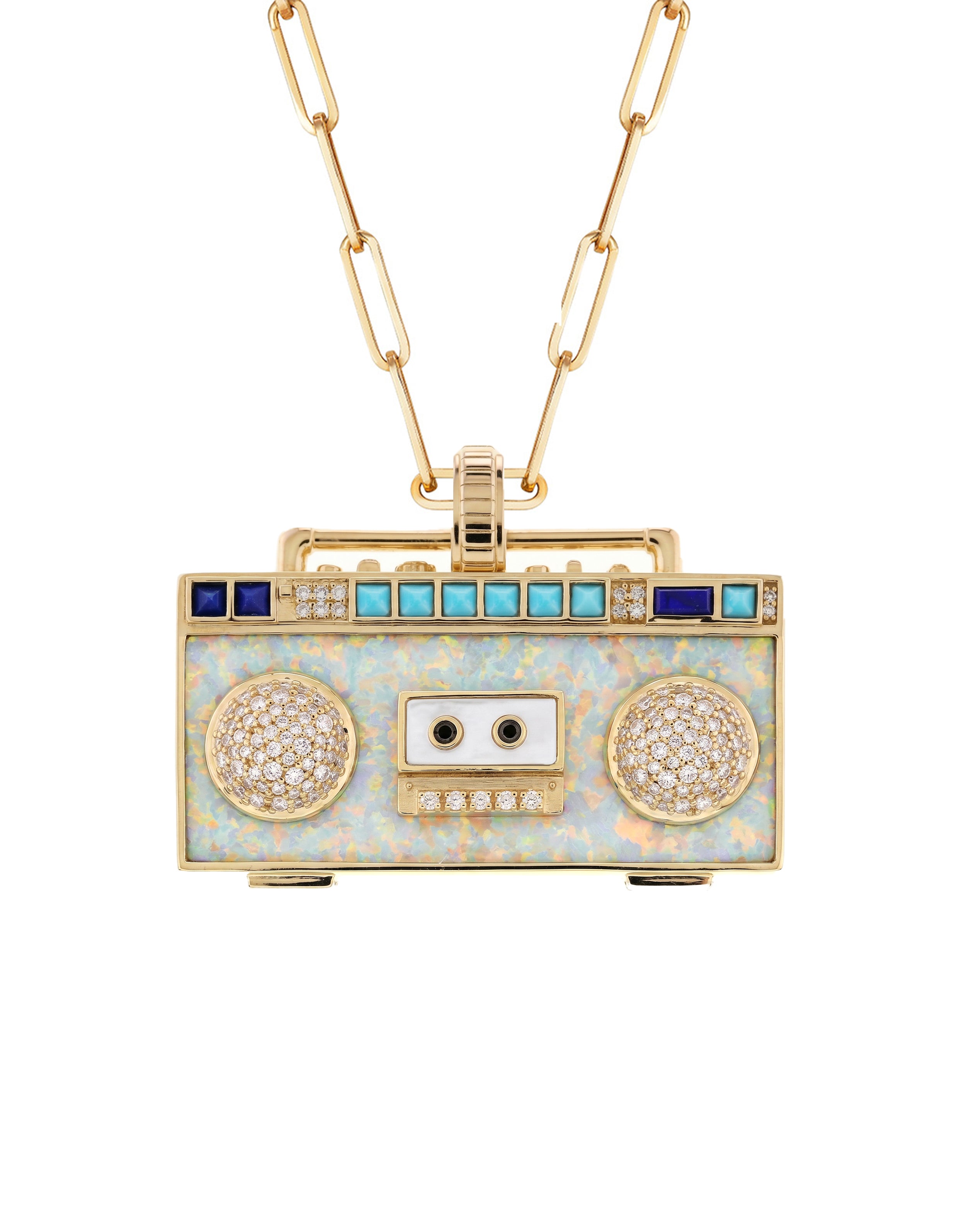 ‘Don’t Stop the Music’ Boombox Pendant
