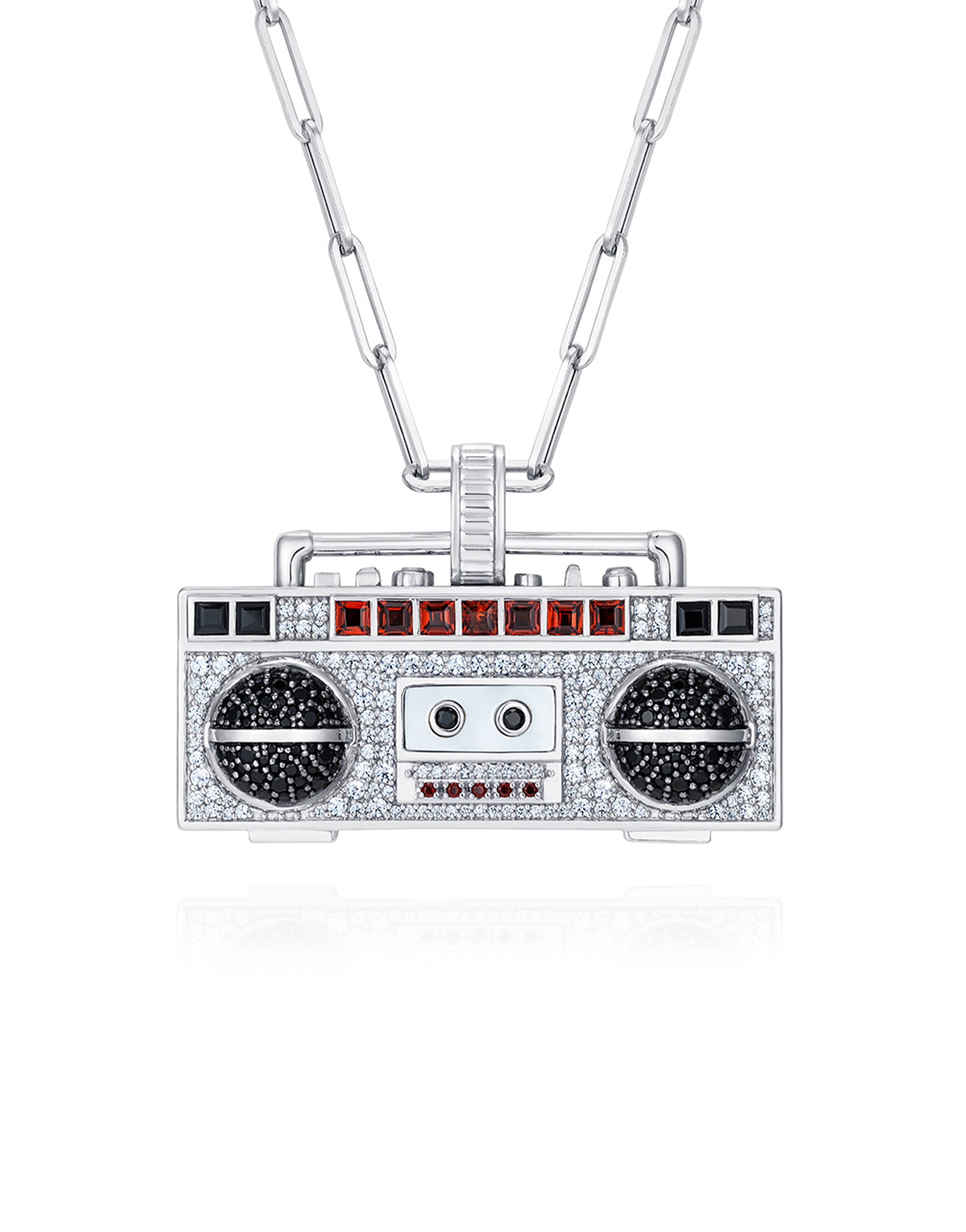 ‘Feel the Rhythm’ Boombox Pendant