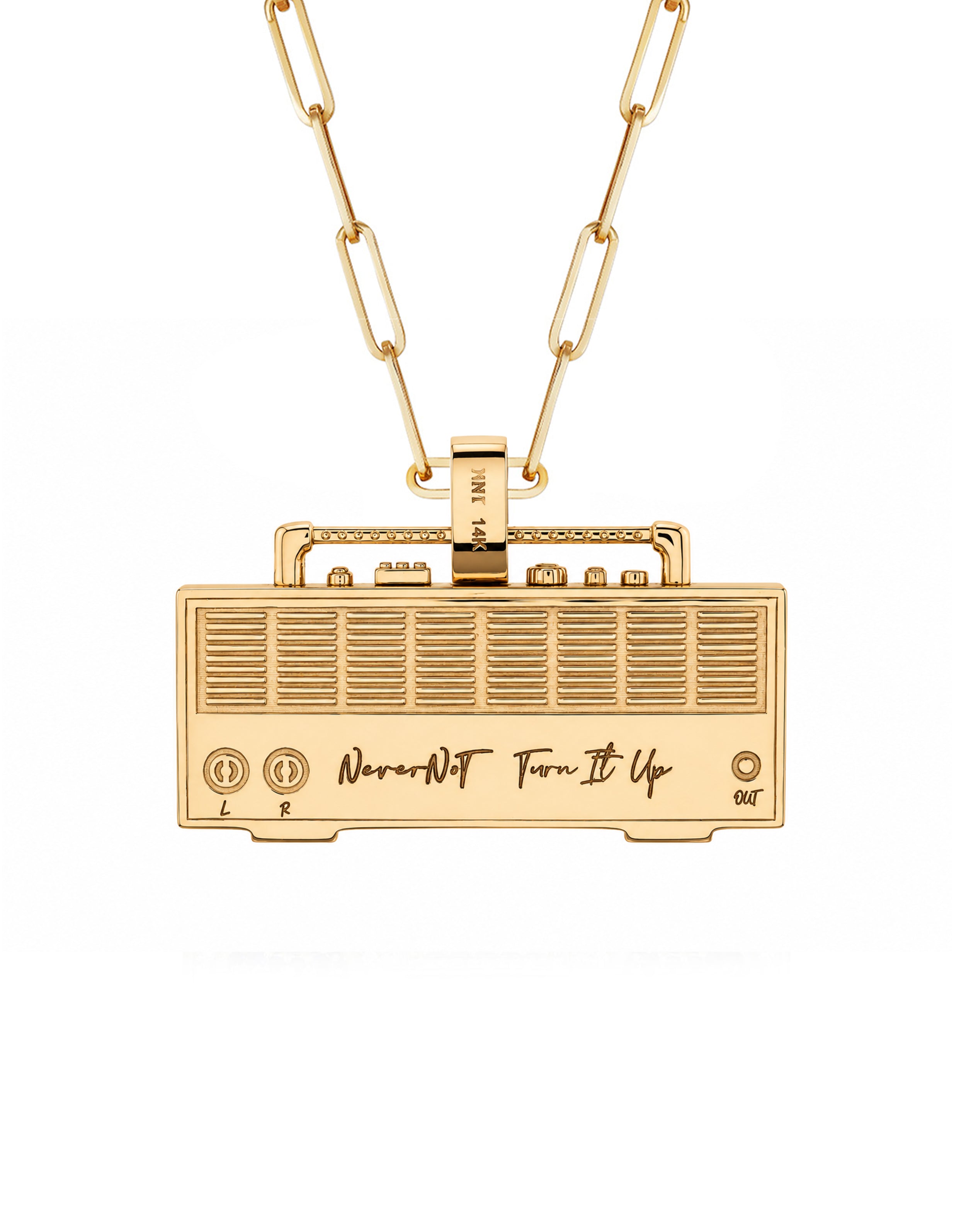 ‘Feel the Rhythm’ Boombox Pendant