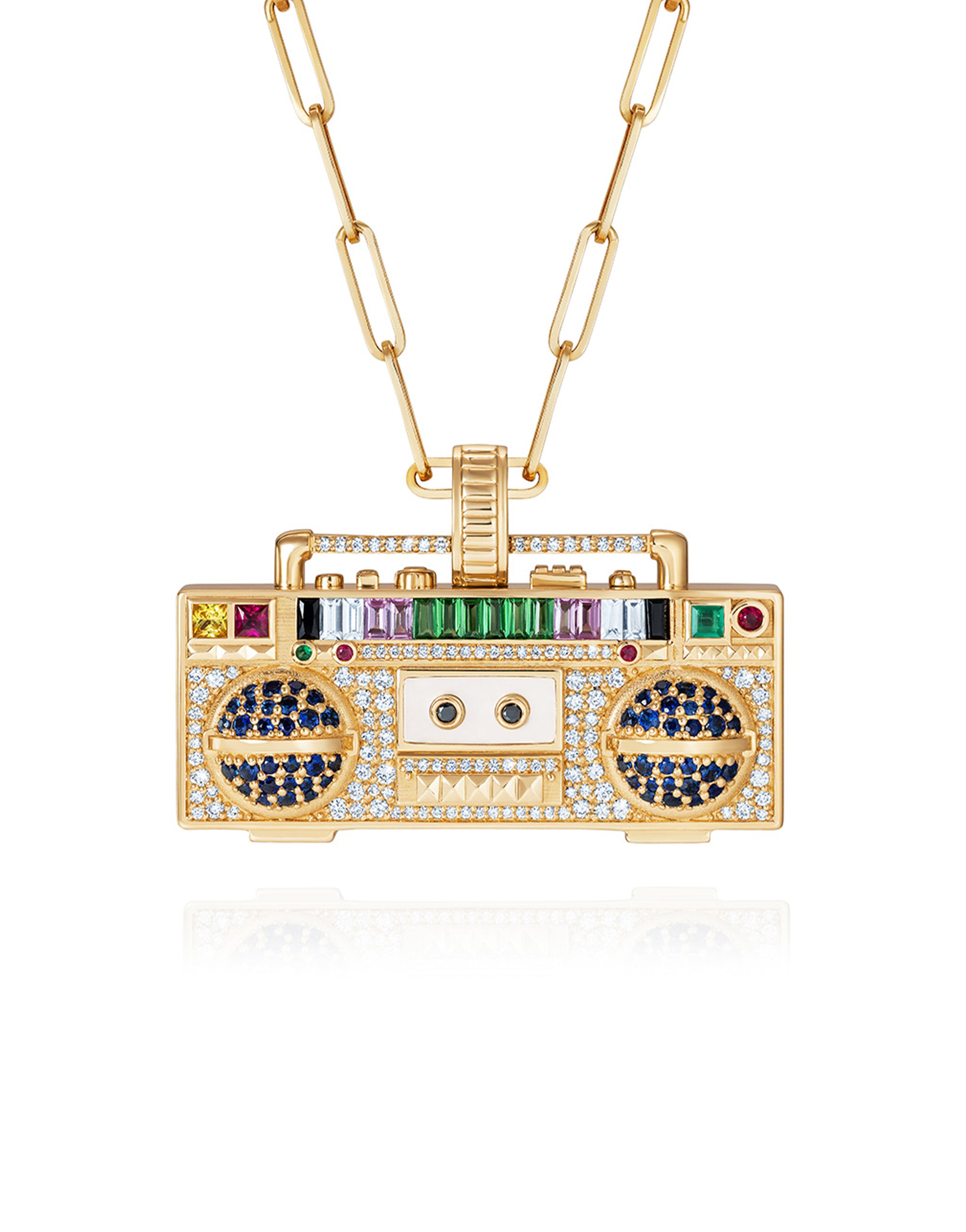 ‘Feel the Rhythm’ Boombox Pendant