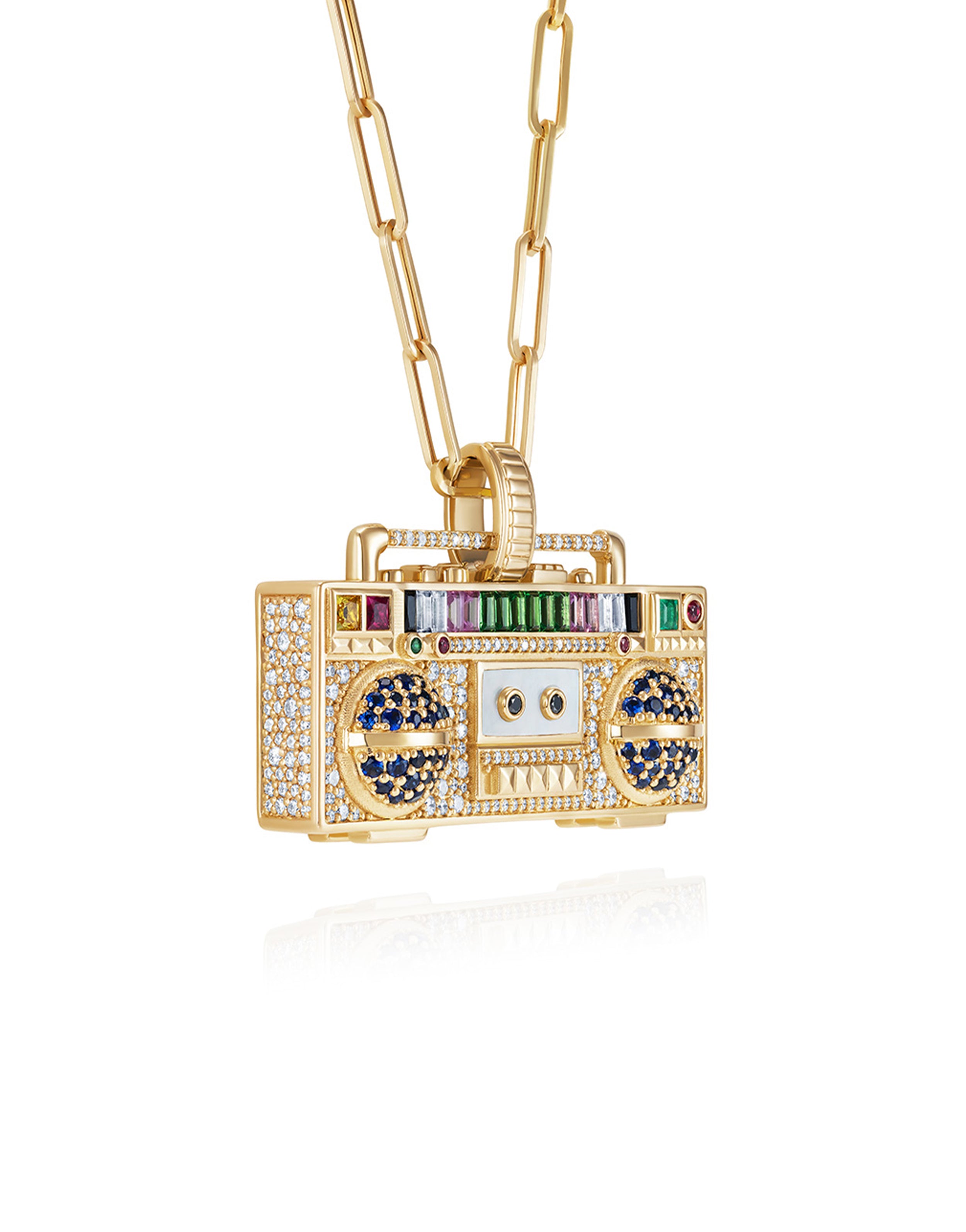 ‘Feel the Rhythm’ Boombox Pendant