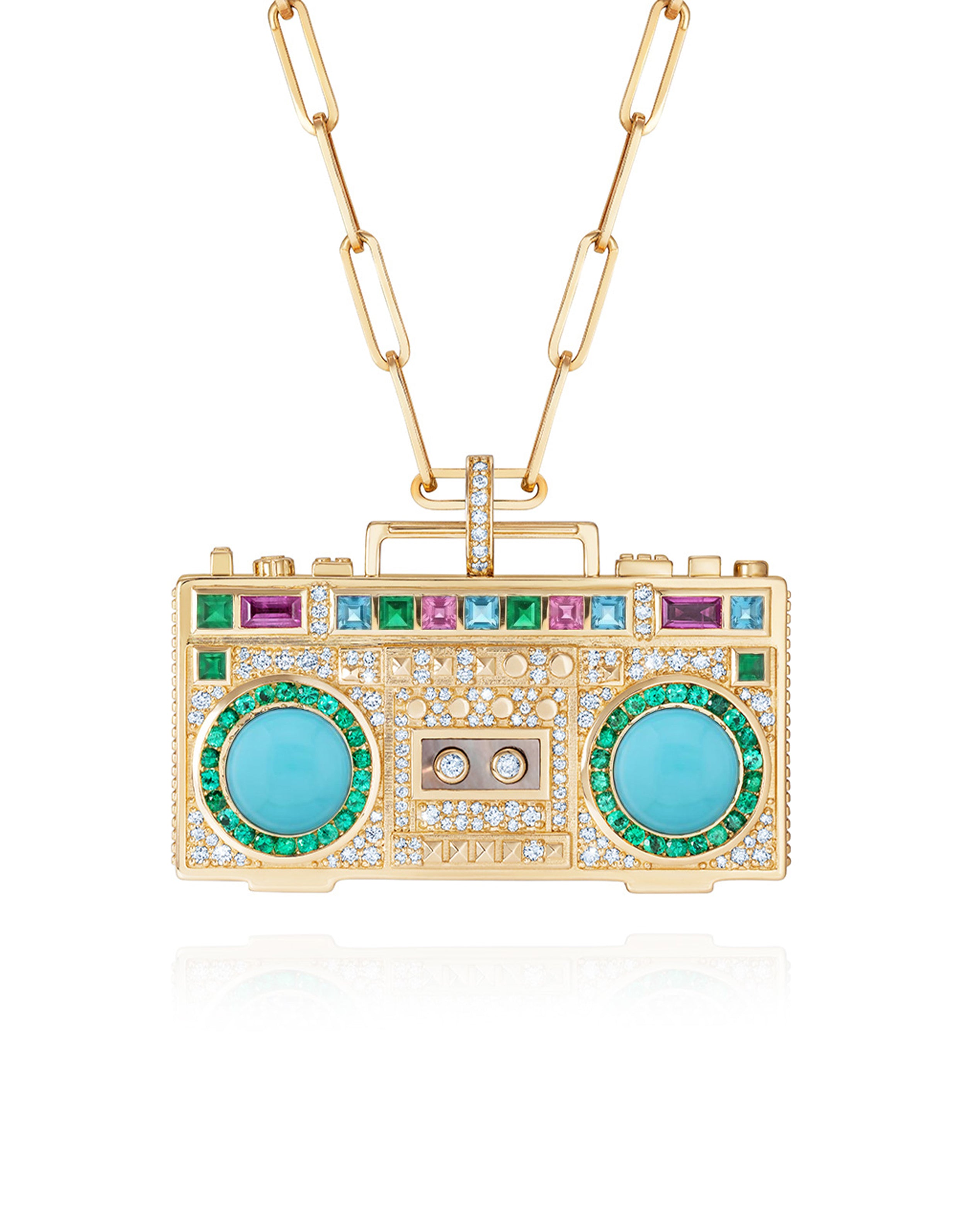 'Let’s Go Dancing' Boombox Pendant