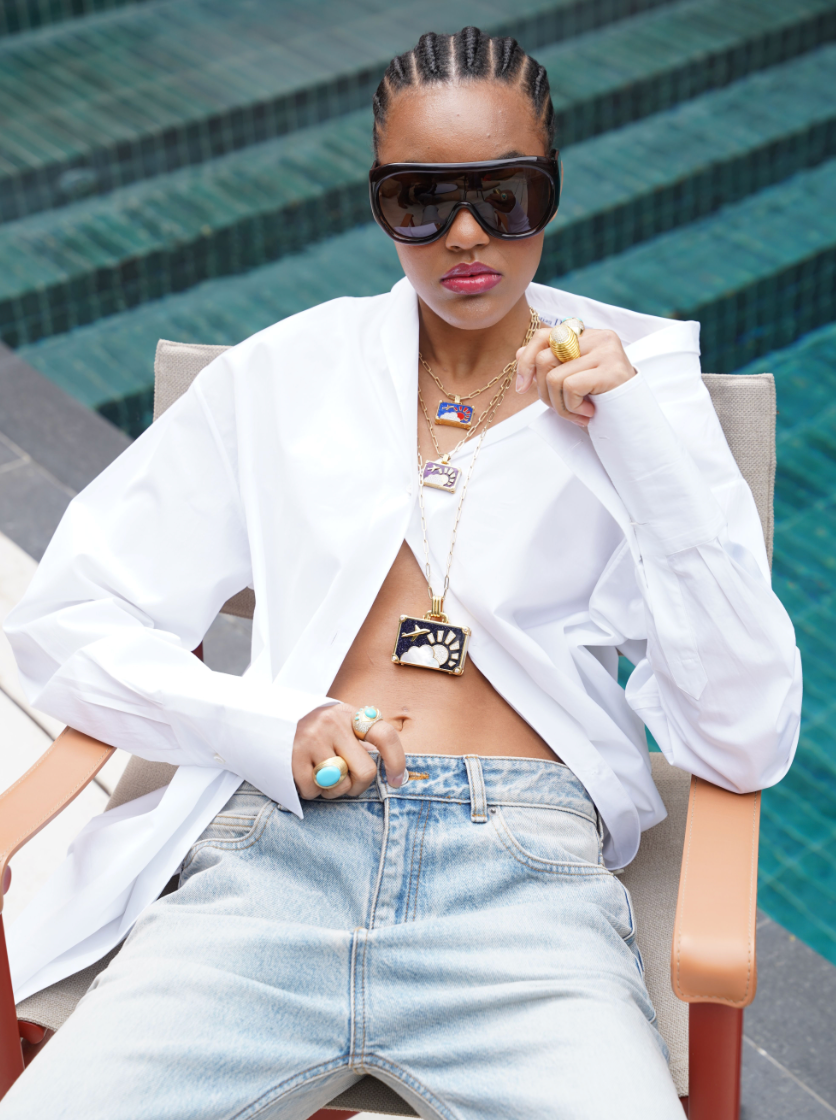 ‘GAME CHANGER’ XL SUITCASE NECKLACE