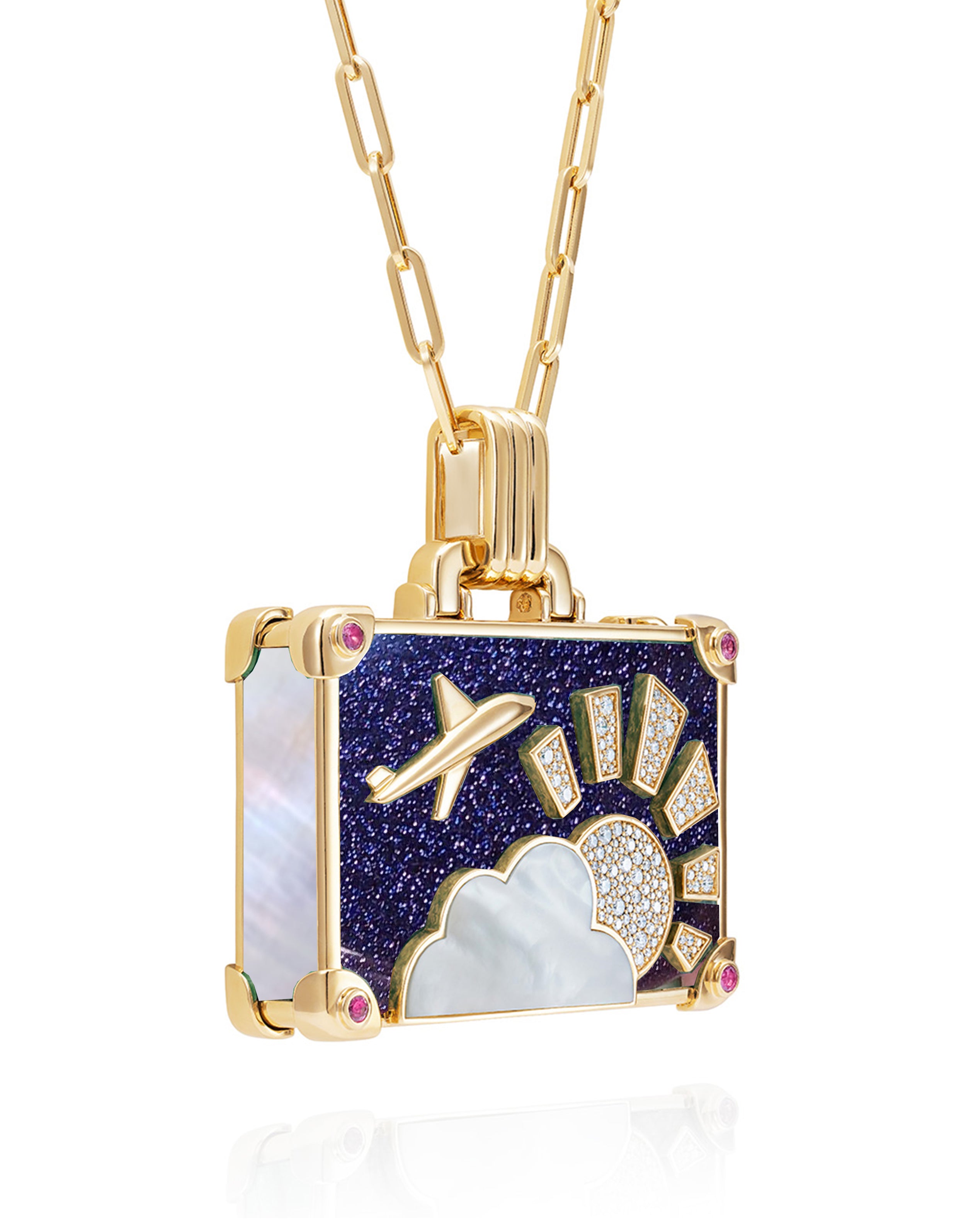 ‘GAME CHANGER’ XL SUITCASE NECKLACE