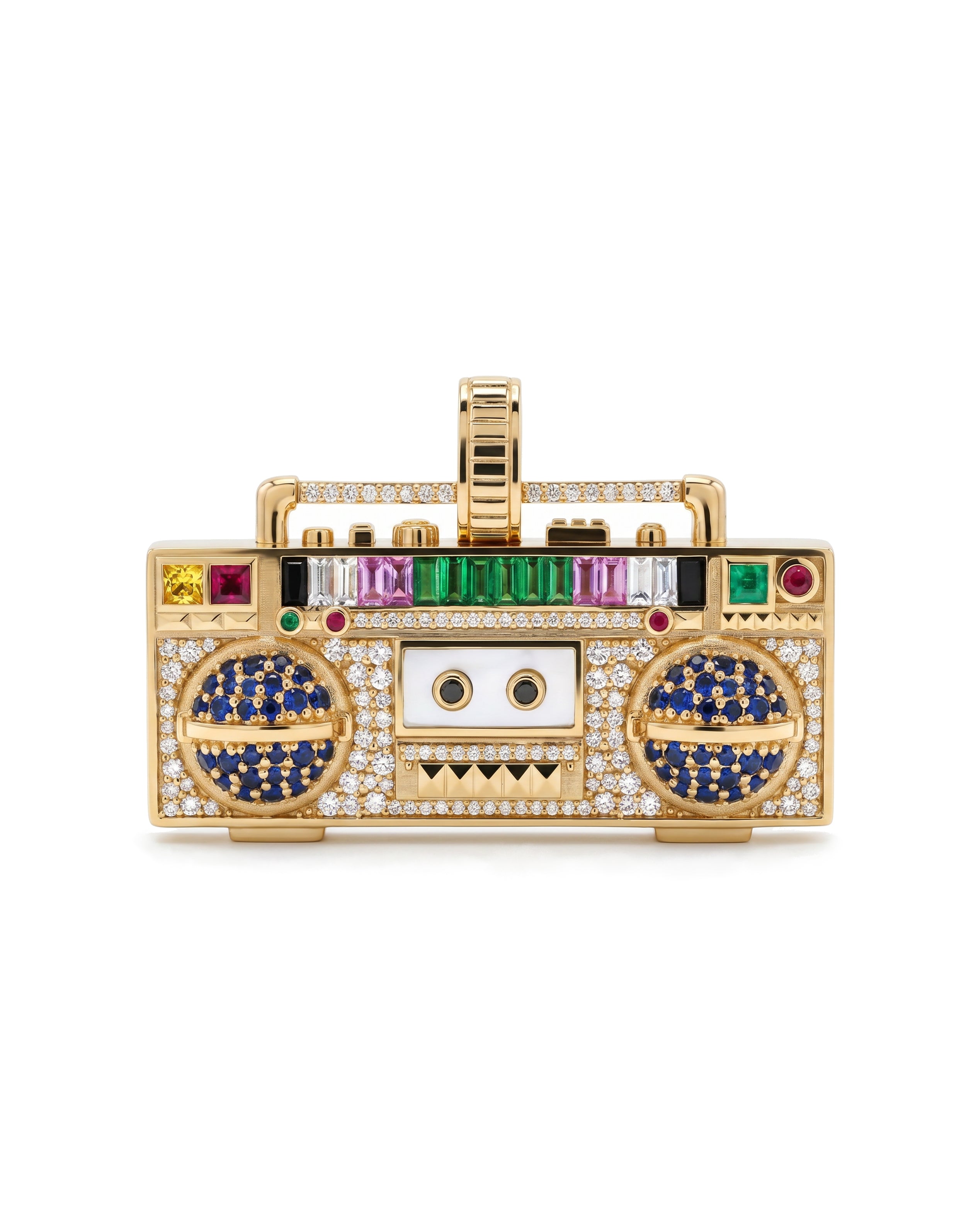 ‘Feel the Rhythm’ Boombox Pendant