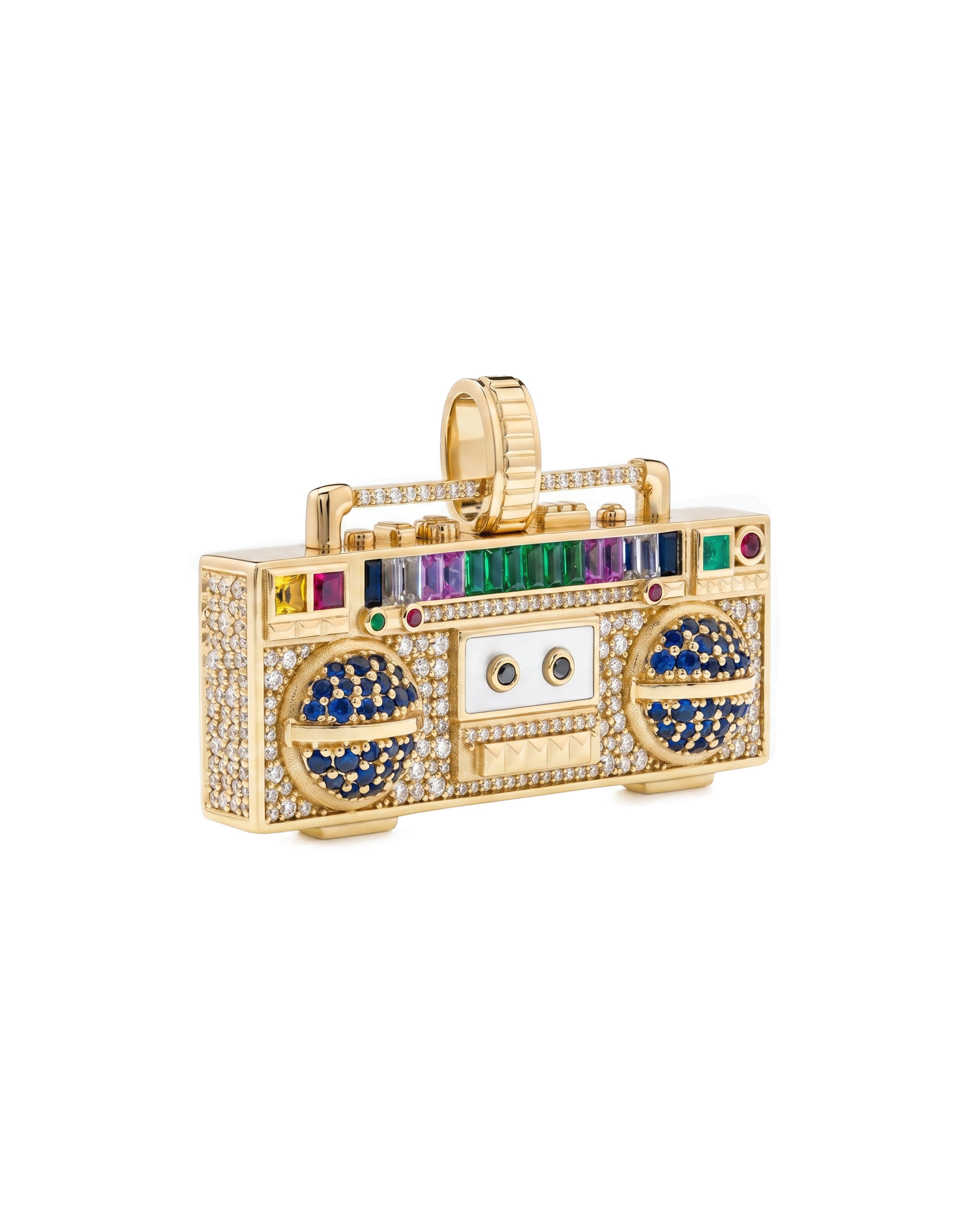 ‘Feel the Rhythm’ Boombox Pendant