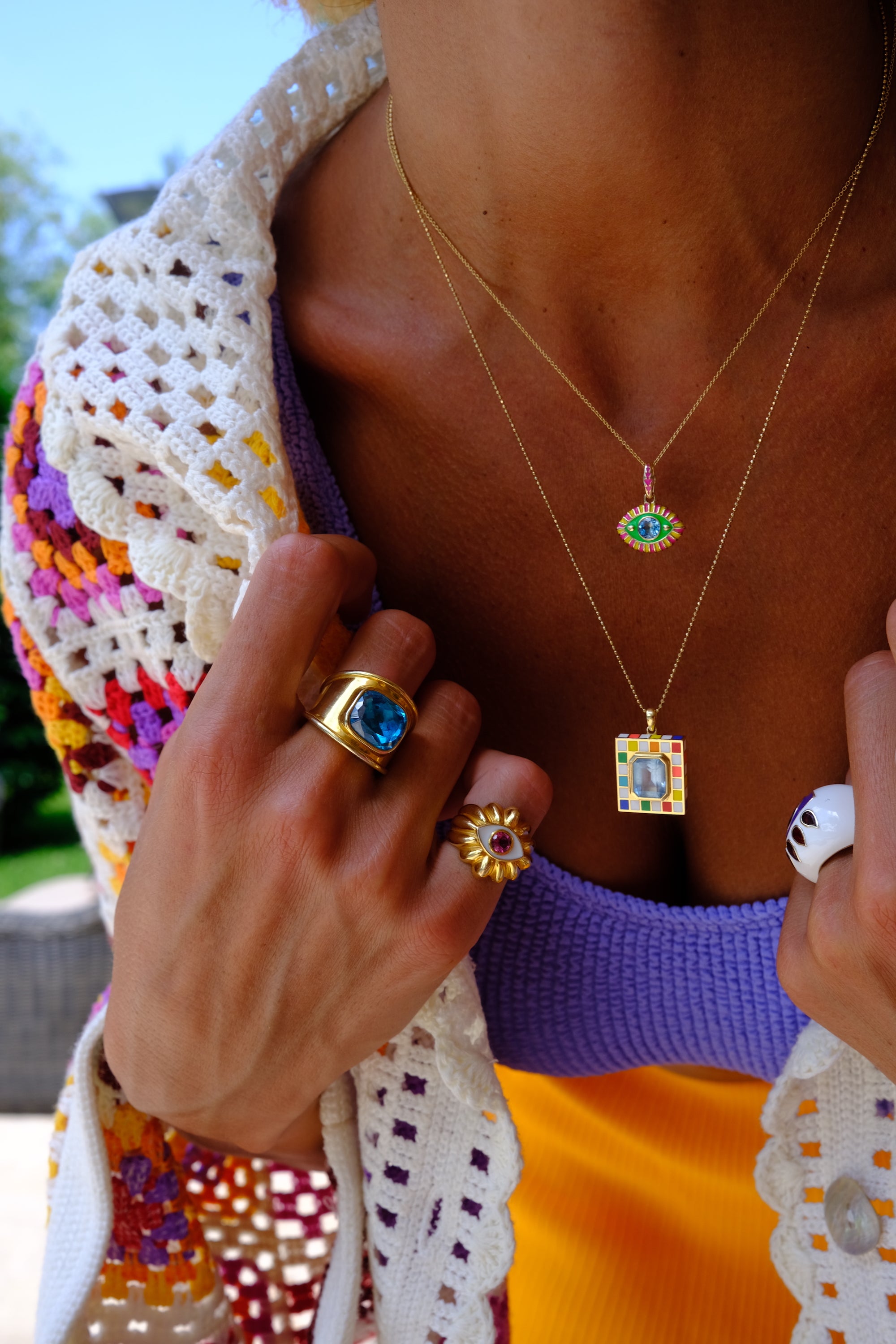 'Life in Colour' - Eye Pendant