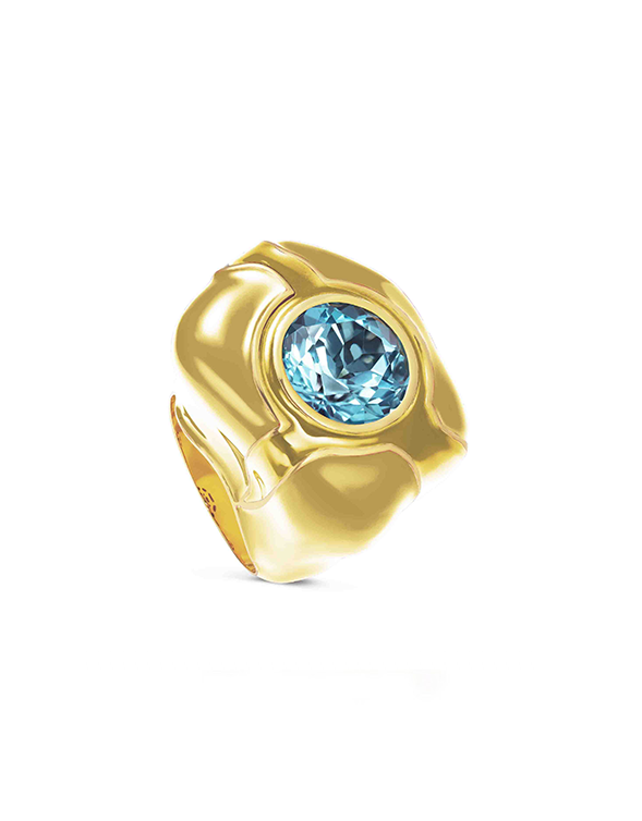 Gold Rock Ring