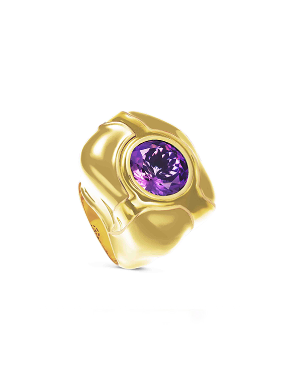 Gold Rock Ring
