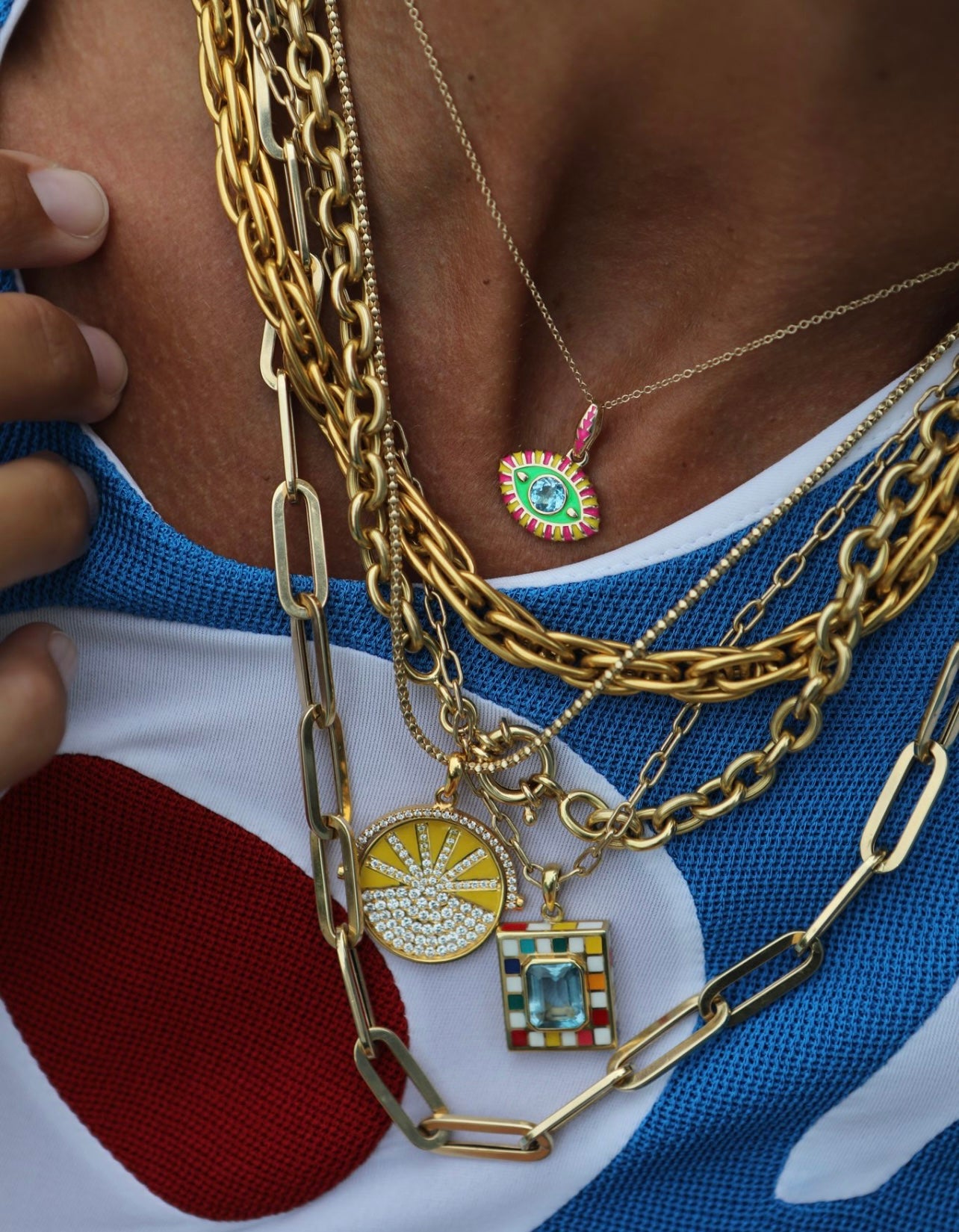 'Life in Colour' - Eye Pendant